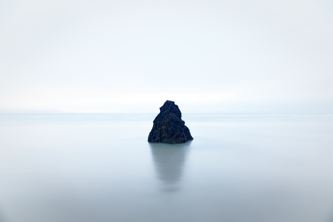 Pyramid Rock, Doctors Point, Otago.