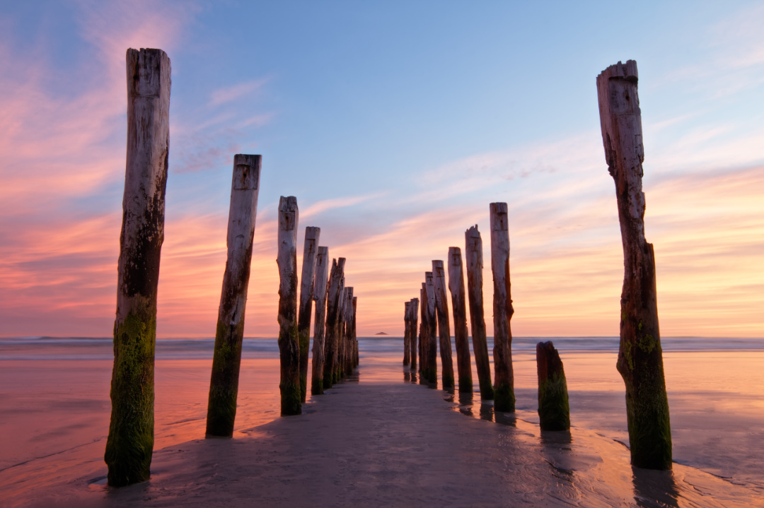 Saint Clair Beach, Dunedin, New Zealand.